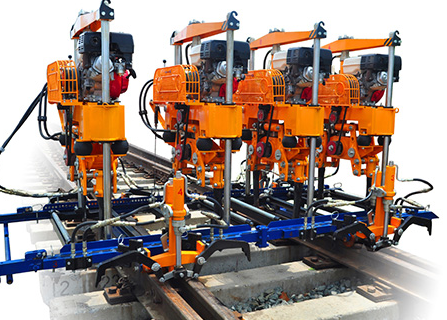 適合道岔的搗固作業